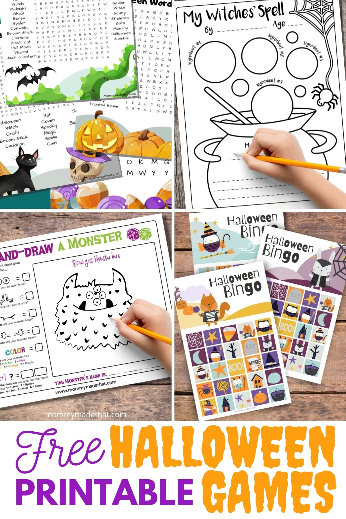 Printable Halloween Games Virtual Halloween Games Halloween 