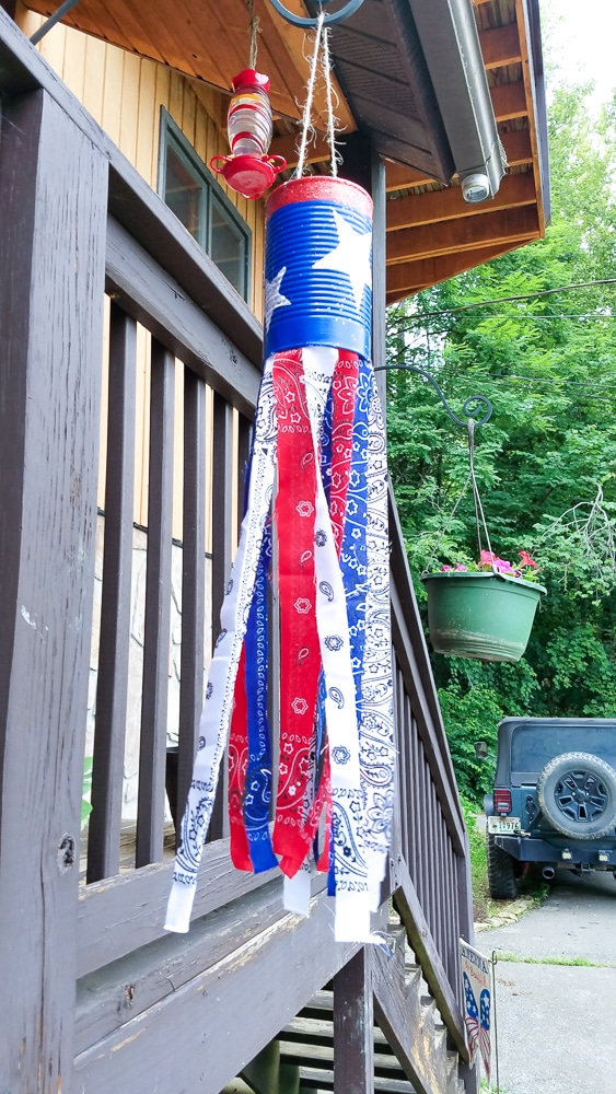 4th of july windsock craft