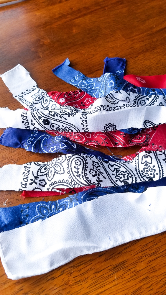 American flag windsock craft diy