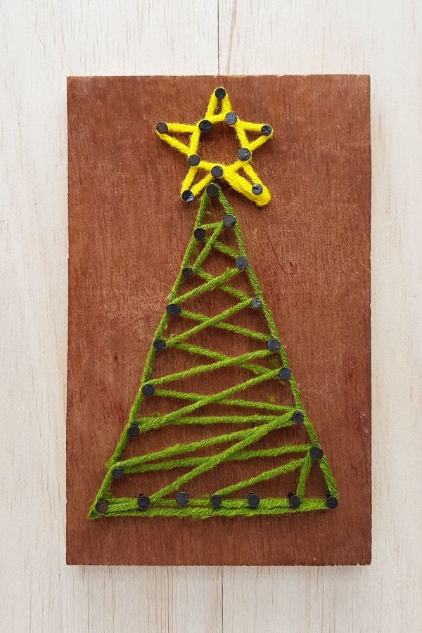 Christmas Tree String art