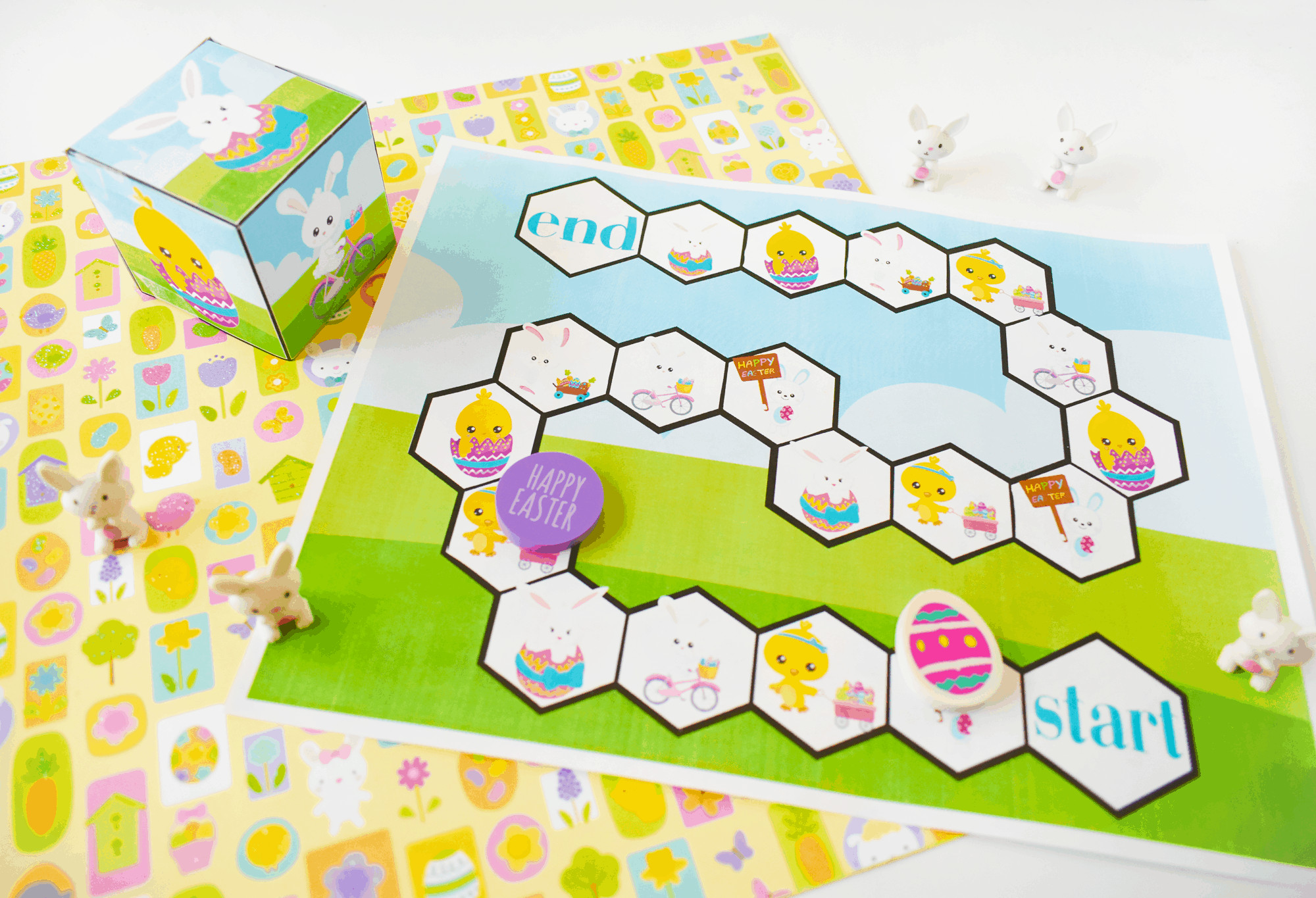 Free Easter board game printable.