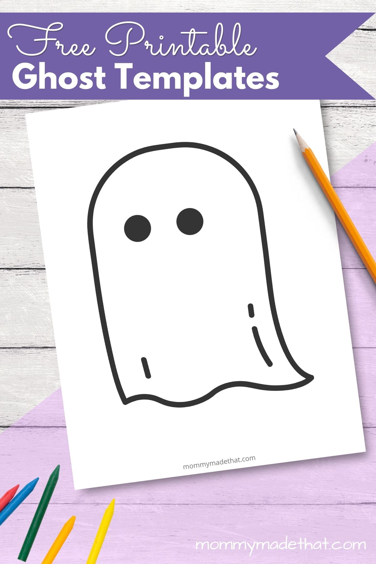 free printable ghost templates