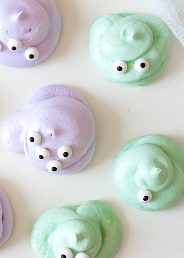 Halloween monster cookies