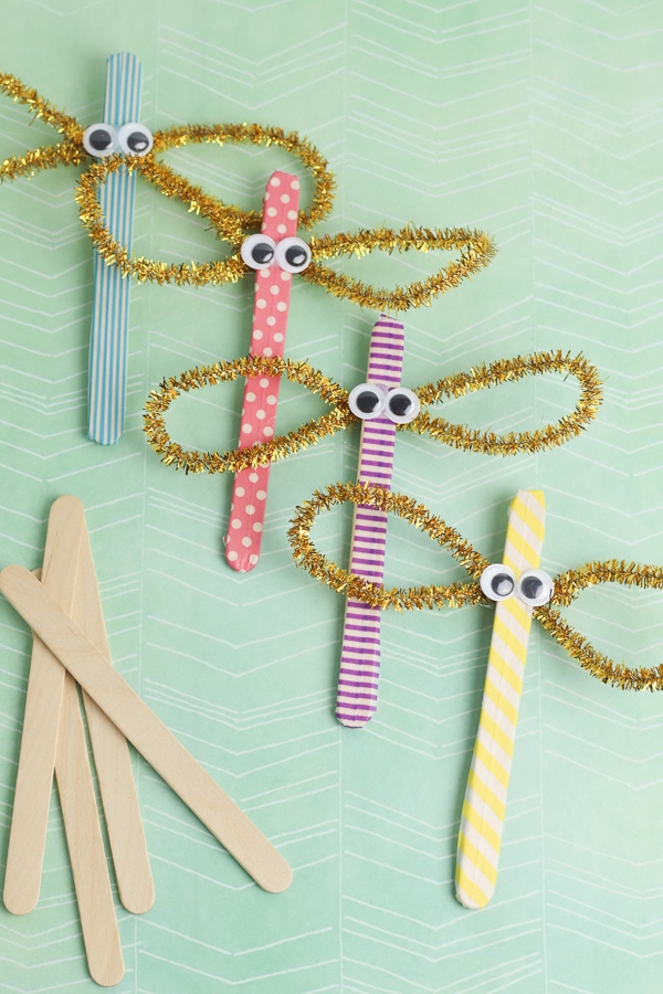 Craft Stick & Pipe Cleaner Popsicles