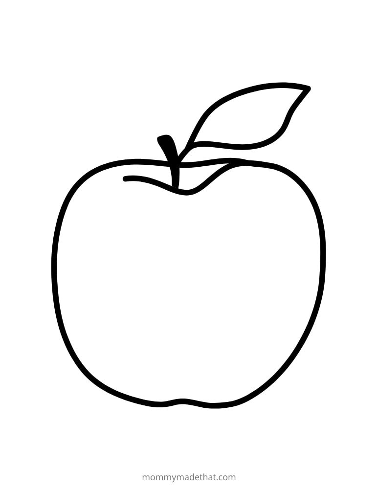 printable apple 