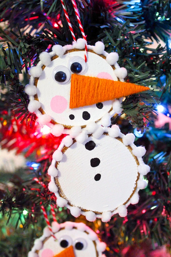 Christmas snowman ornament 