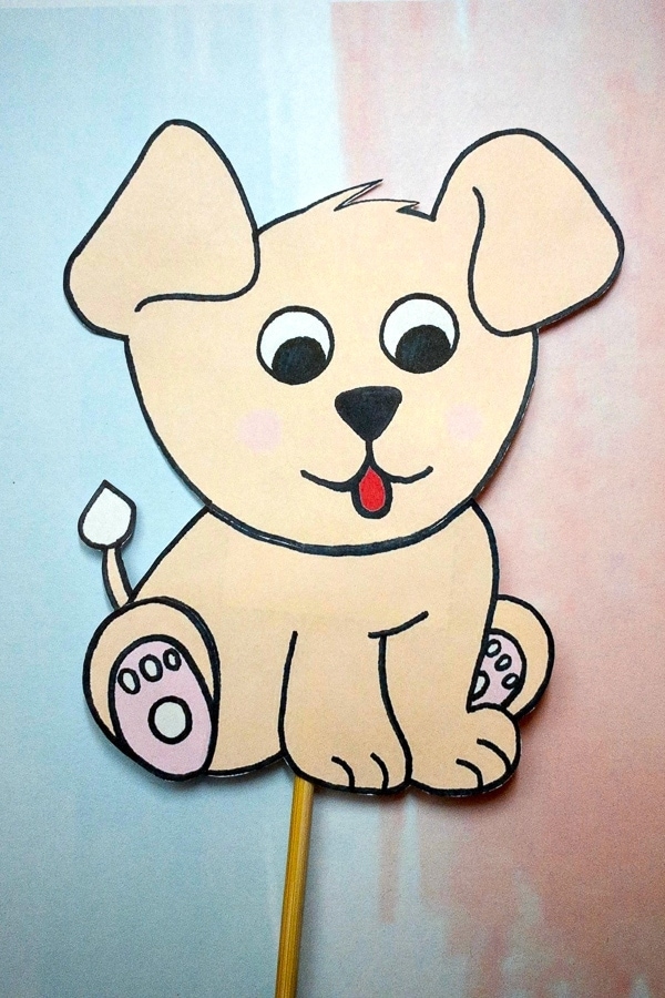 Dog puppet craft