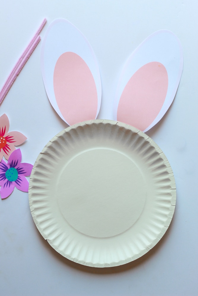 Easter Bunny Paper Plate craft