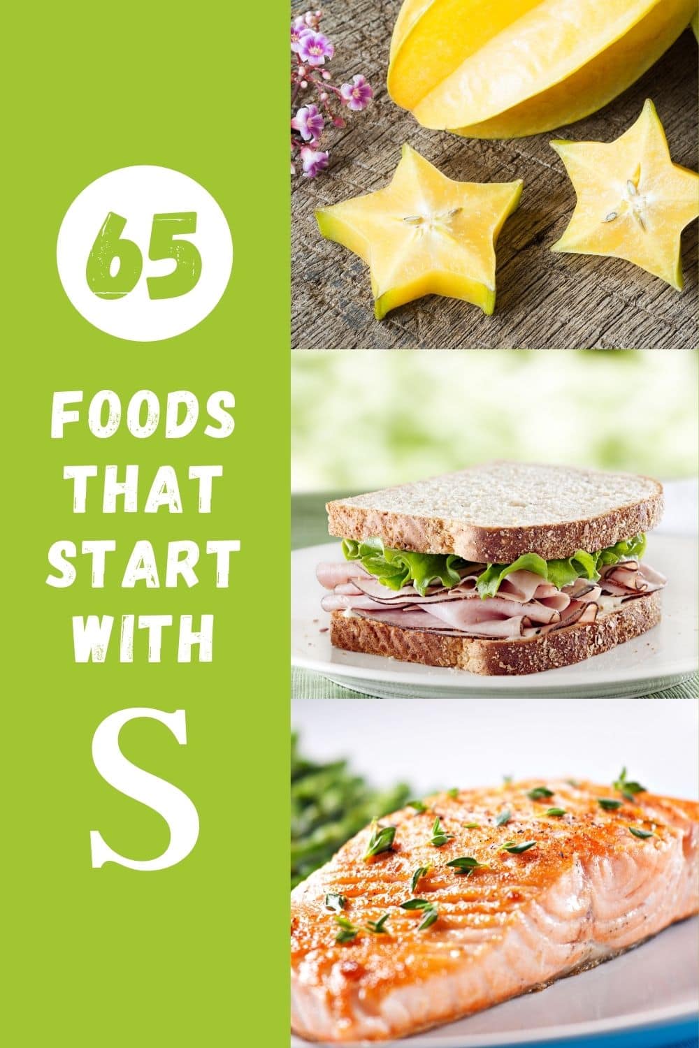 foods that start with S