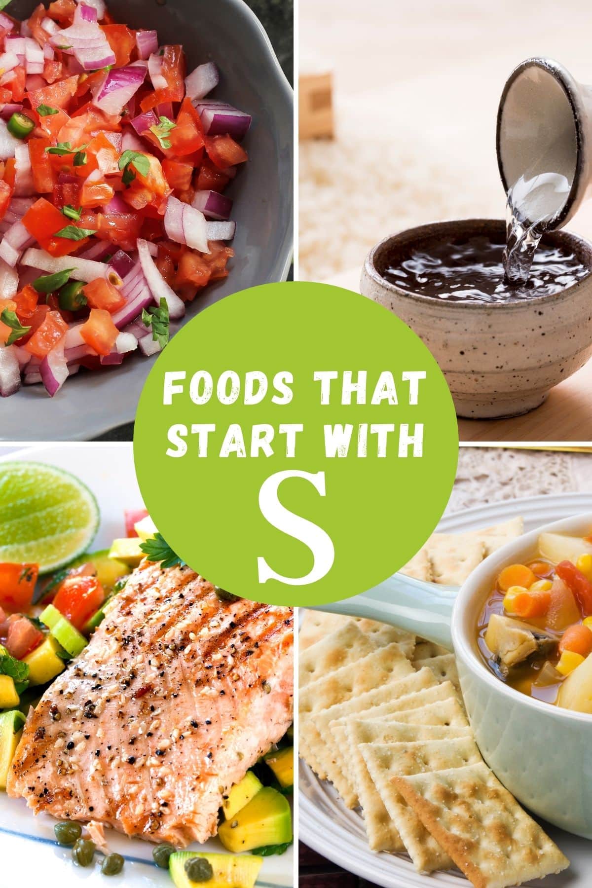 foods that start with the letter S