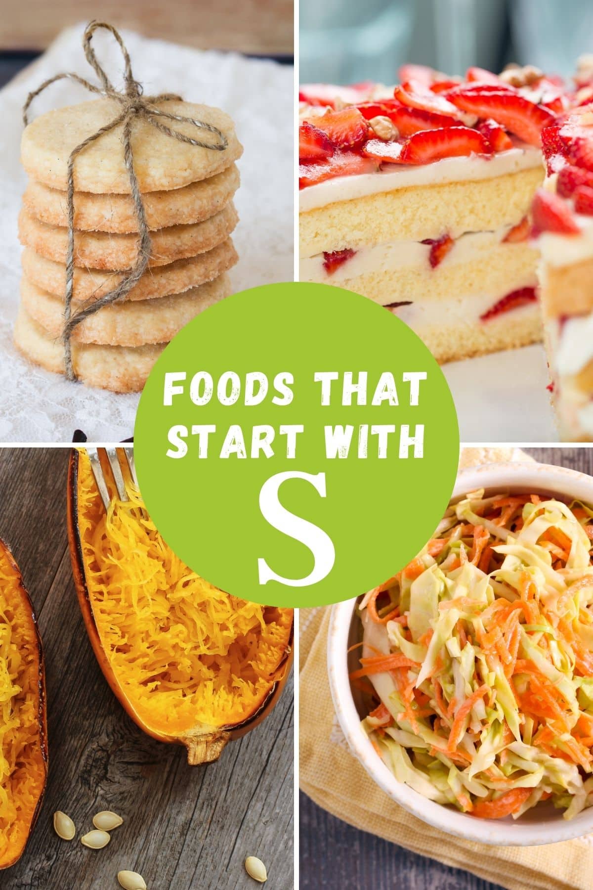 foods that start with letter S