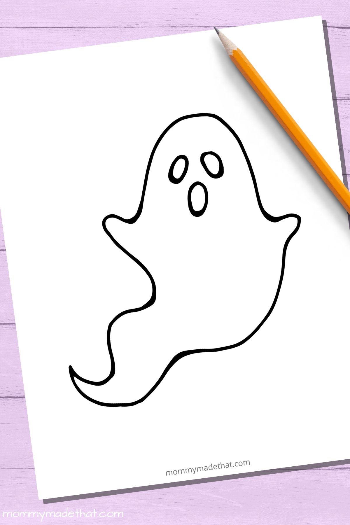 ghost template for halloween