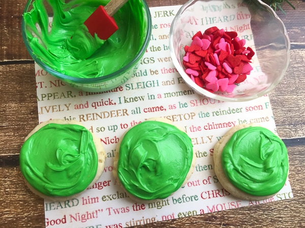 how to make grinch cookies
