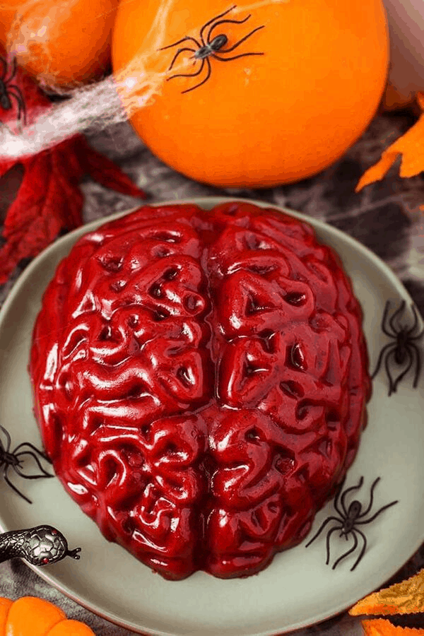 jello brain halloween party food