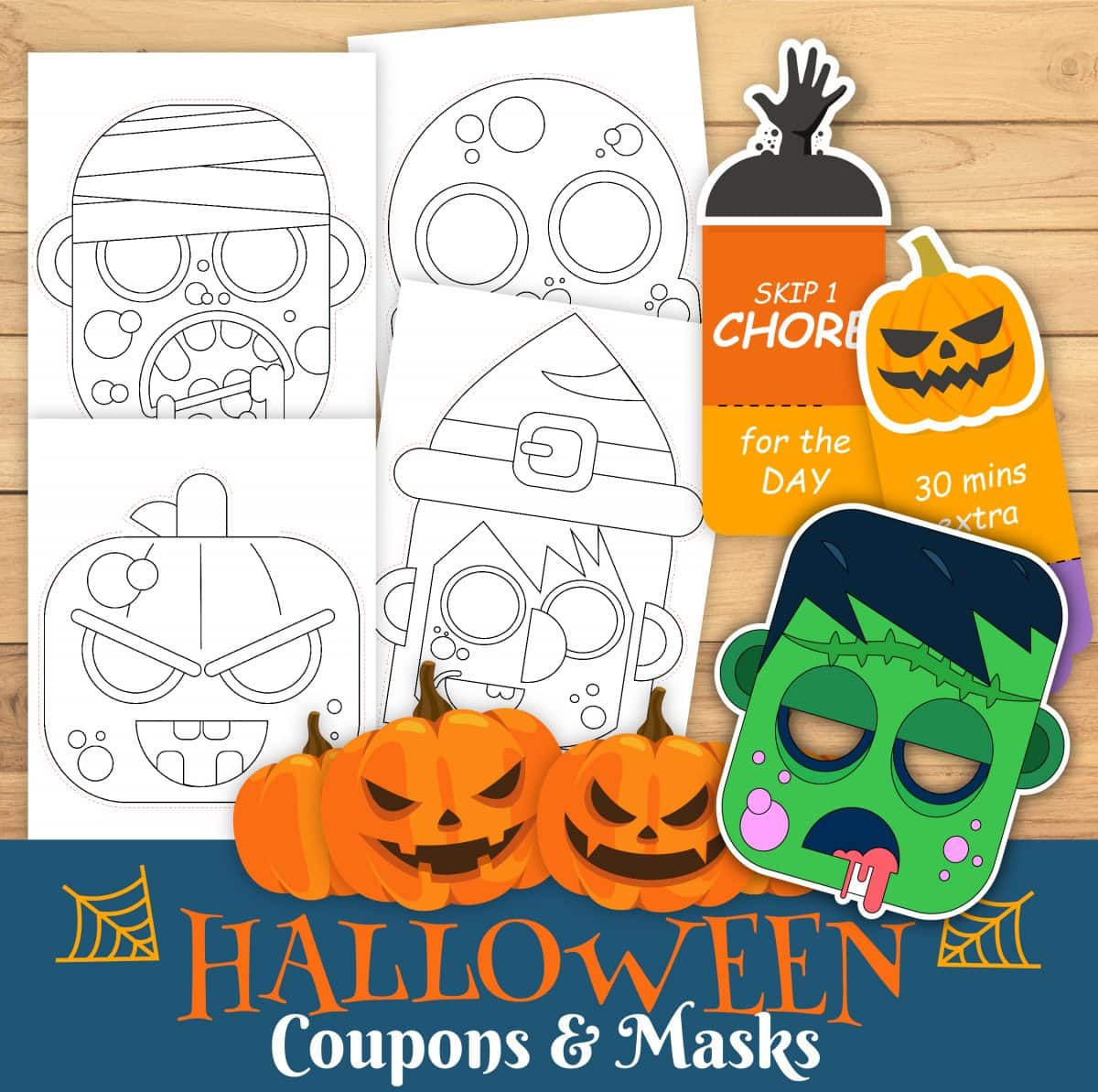 Free printable Halloween Masks
