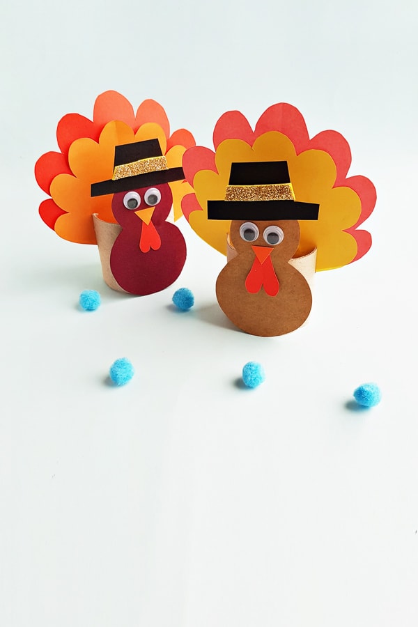 paper roll turkey craft