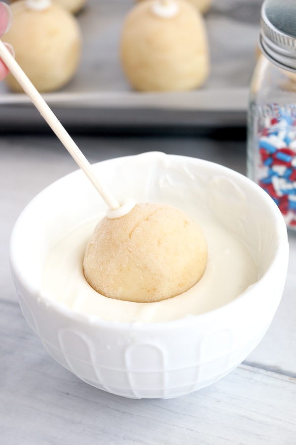 patriotic cake pops