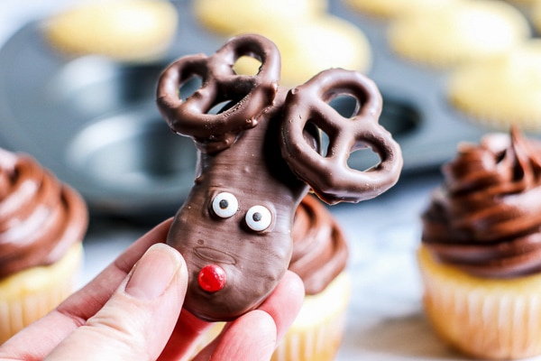 reindeer cupcake recipe tutorial