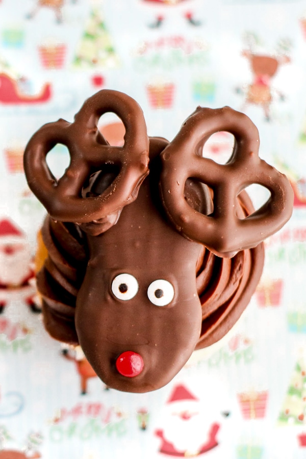 Rudolph reindeer cupcakes